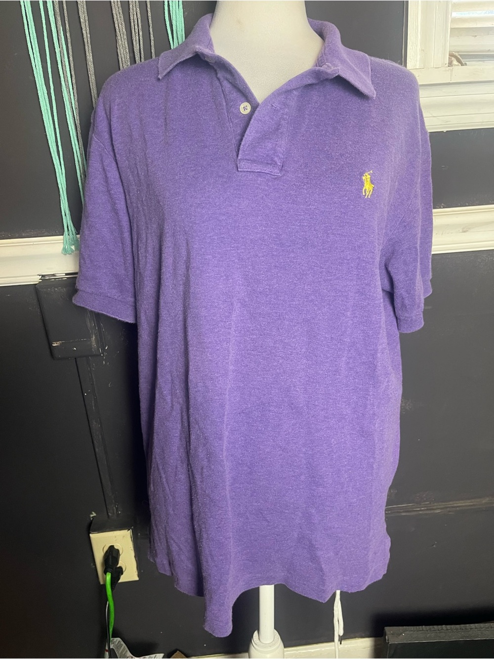 Men’s Medium Purple Polo by Ralph Lauren